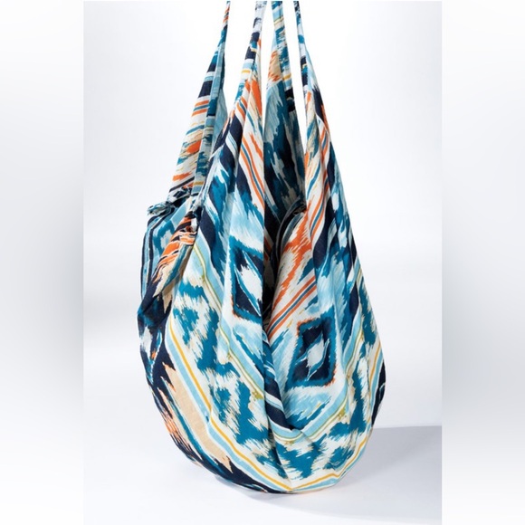 ruggine Handbags - NWT Ruggine Handcrafted Ocean Blue Bohemian Ethnic Print Shoulder Bag